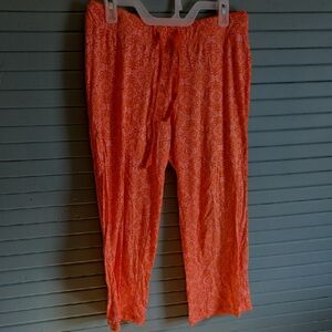 Cynthia Rowley Orange Printed Women's Lounge Pants